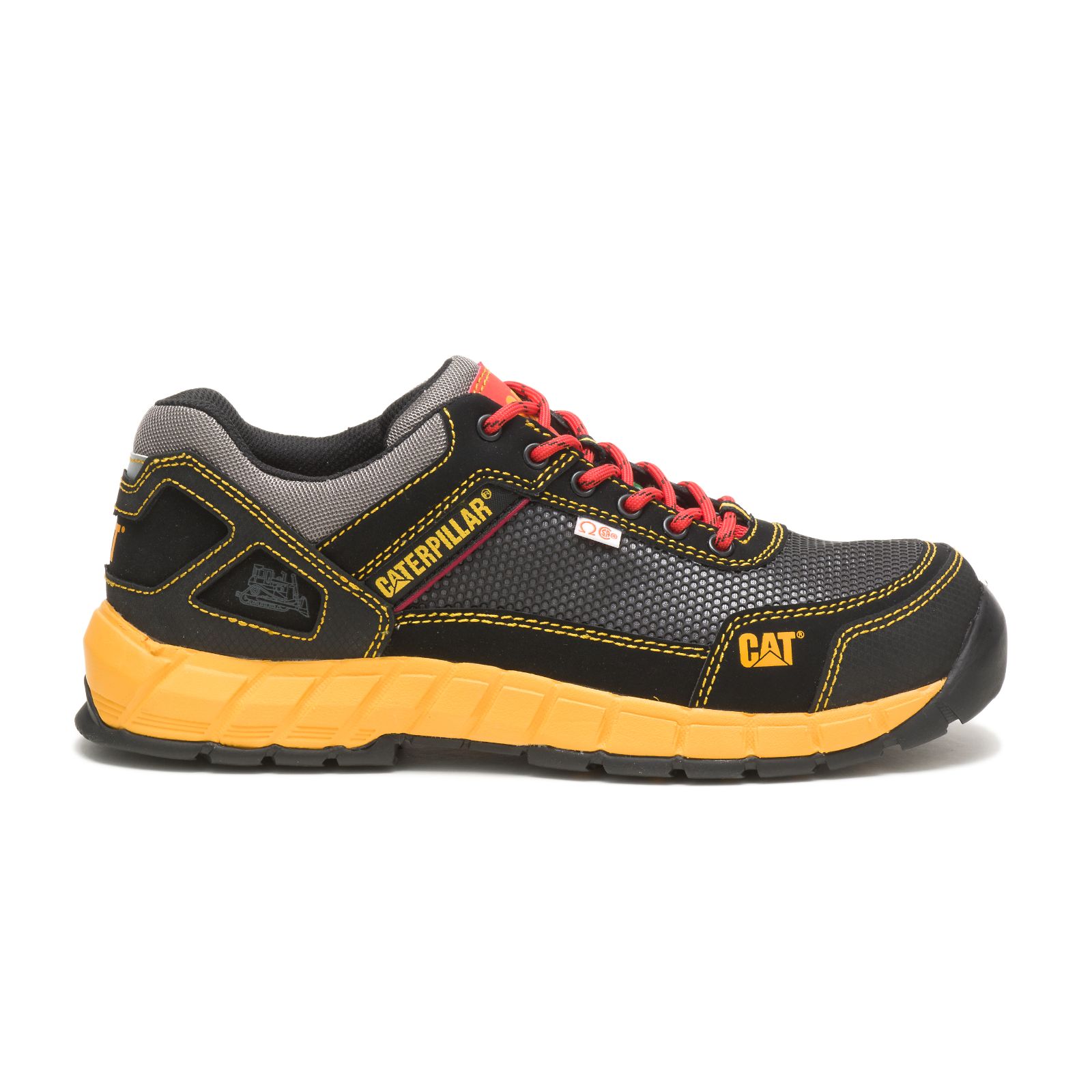 Caterpillar Shoes South Africa - Cat Men's Shift Csa Composite Toe Work Shoes Grey/Orange KU2705913